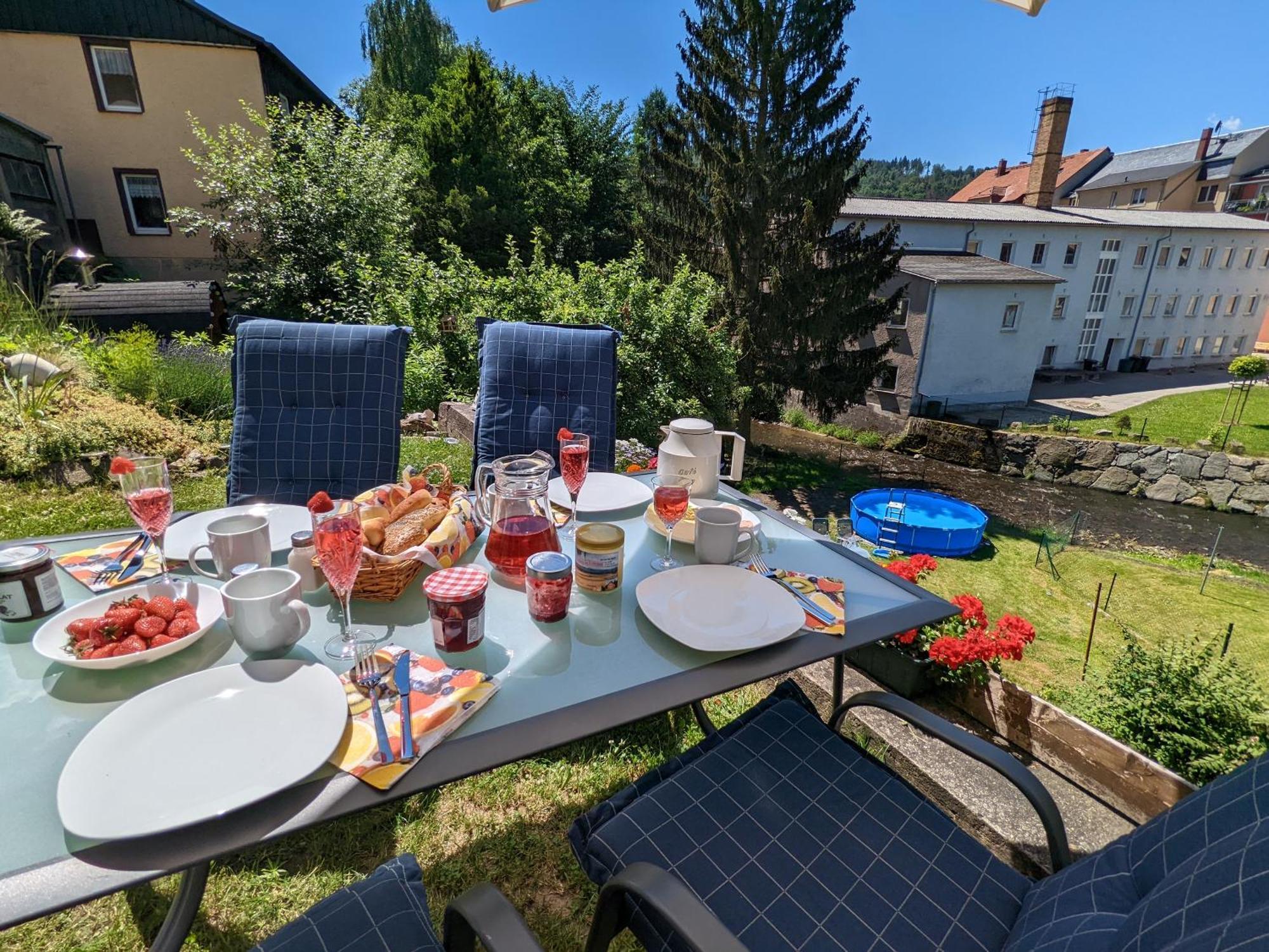 Hw4B - Urlaubsmagie - Zentral Mit Gemeinschaftsgarten, -Pool, -Sauna & Whirlpool Sebnitz Eksteriør billede