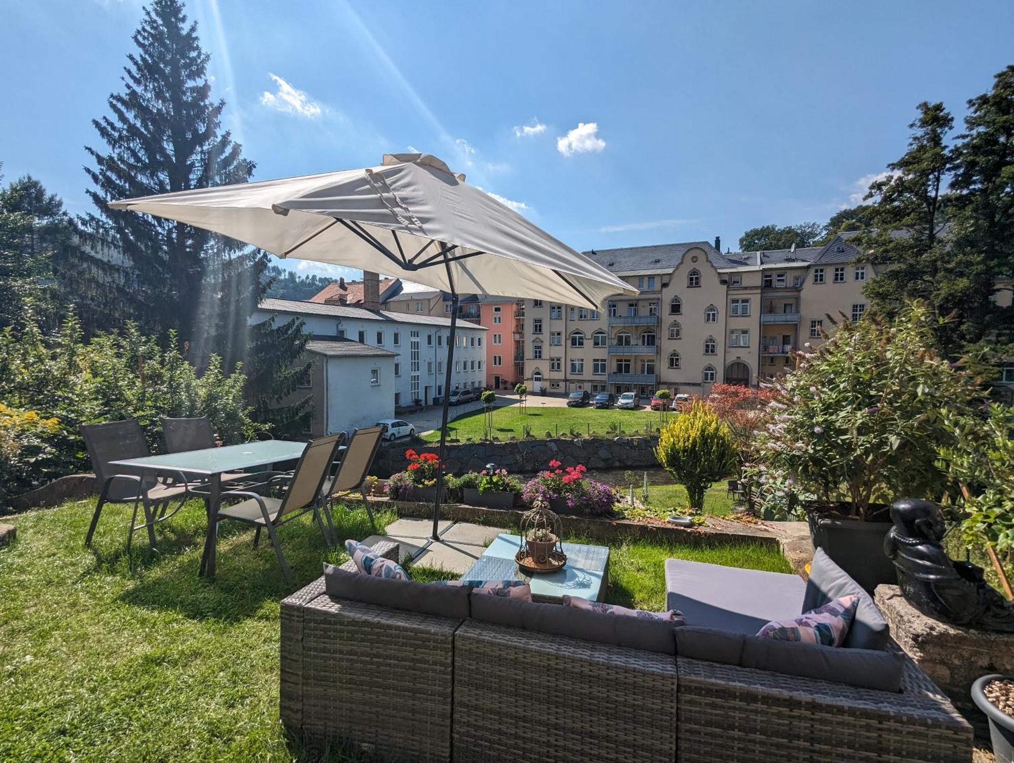 Hw4B - Urlaubsmagie - Zentral Mit Gemeinschaftsgarten, -Pool, -Sauna & Whirlpool Sebnitz Eksteriør billede