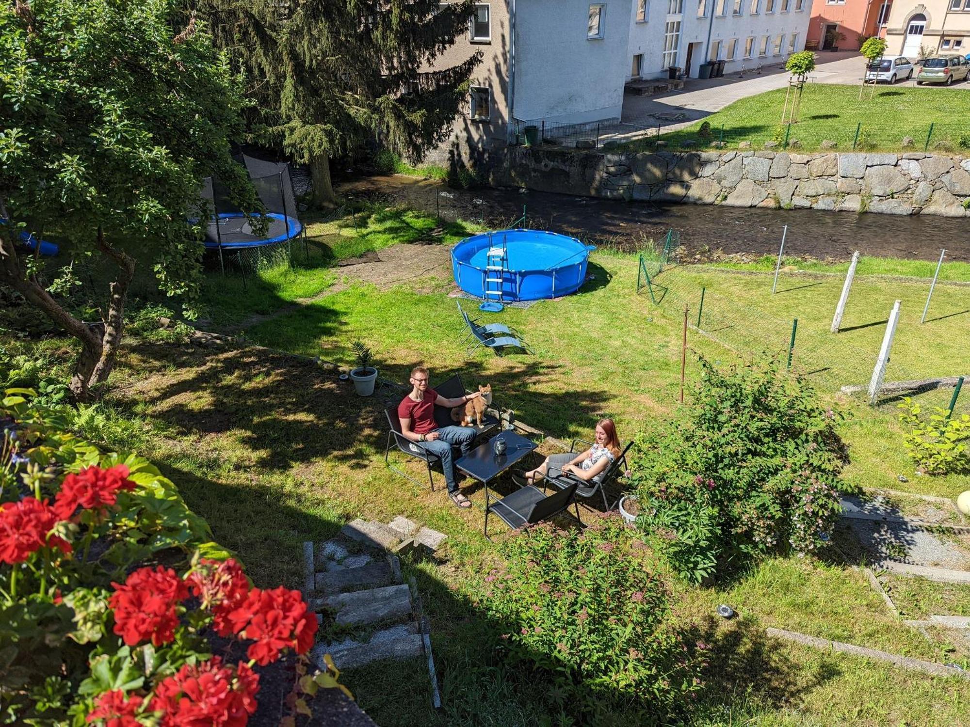 Hw4B - Urlaubsmagie - Zentral Mit Gemeinschaftsgarten, -Pool, -Sauna & Whirlpool Sebnitz Eksteriør billede