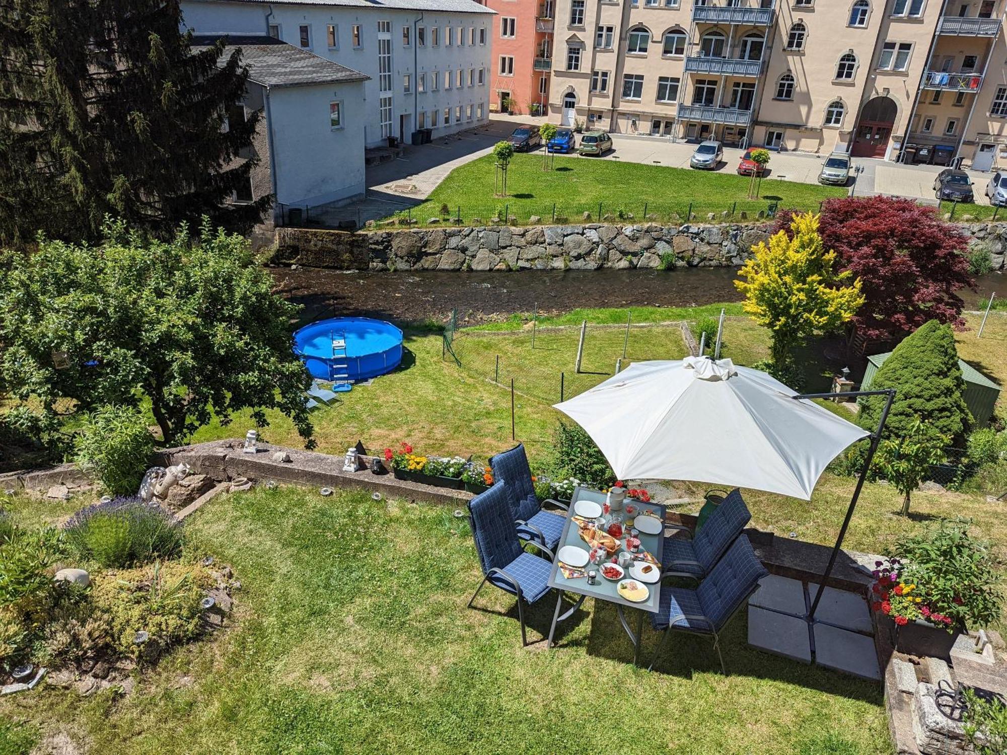 Hw4B - Urlaubsmagie - Zentral Mit Gemeinschaftsgarten, -Pool, -Sauna & Whirlpool Sebnitz Eksteriør billede