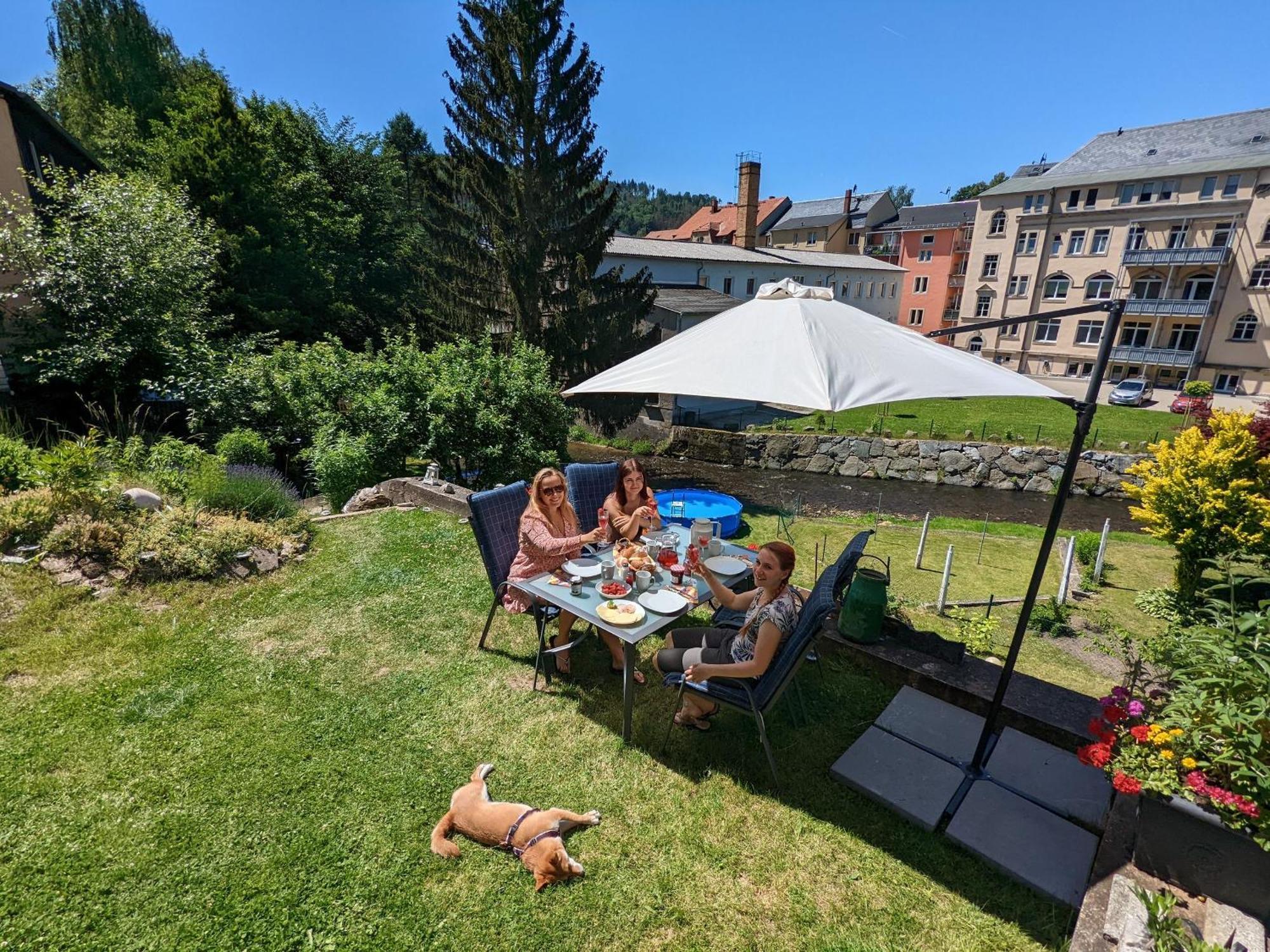 Hw4B - Urlaubsmagie - Zentral Mit Gemeinschaftsgarten, -Pool, -Sauna & Whirlpool Sebnitz Eksteriør billede