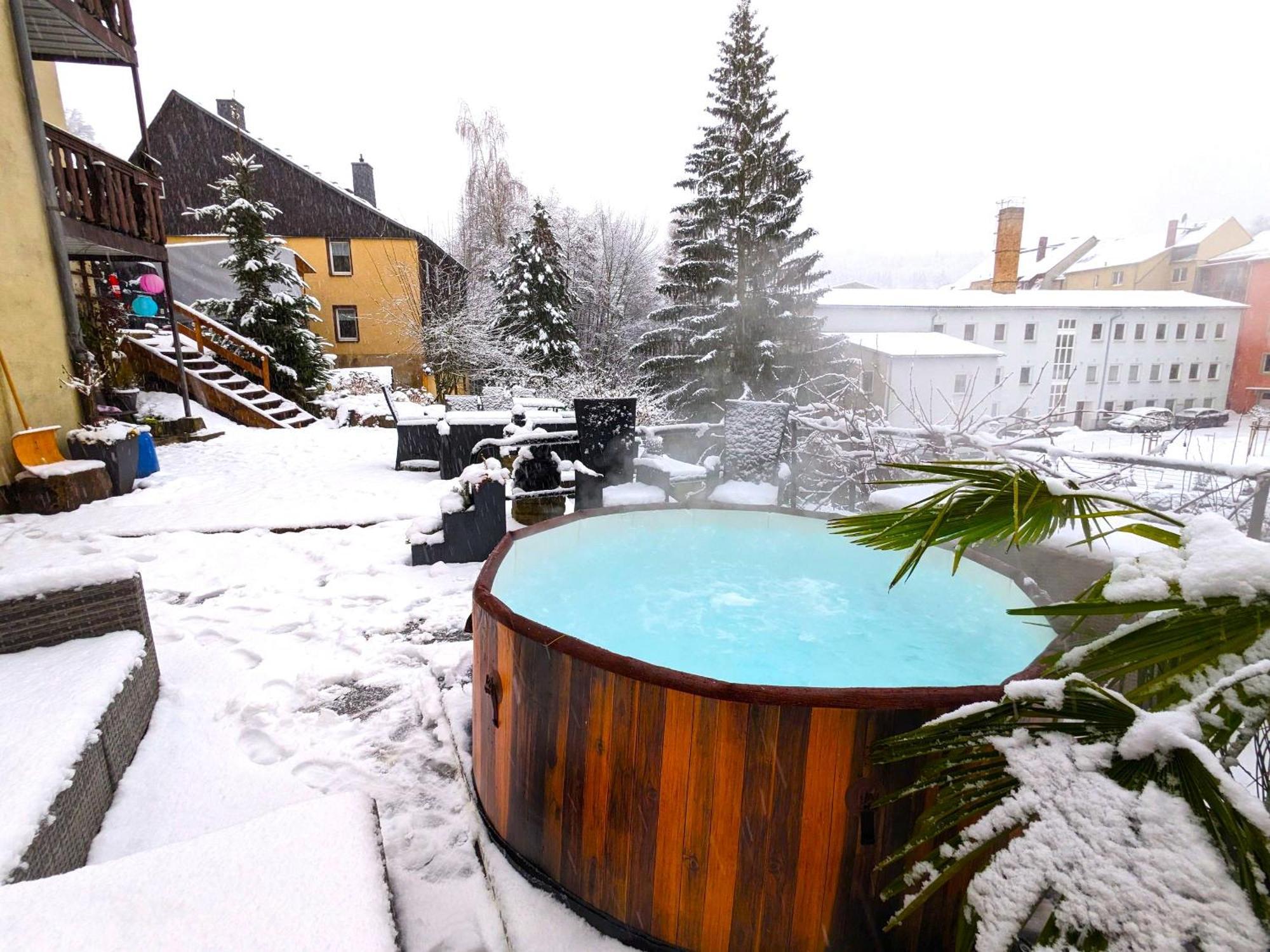 Hw4B - Urlaubsmagie - Zentral Mit Gemeinschaftsgarten, -Pool, -Sauna & Whirlpool Sebnitz Eksteriør billede